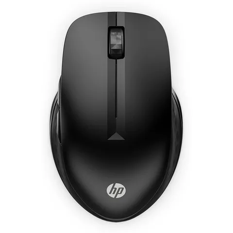 HP 430 Mouse Wireless, Connessione Dongle USB-A a 2,4 GHz e Bluetooth 5.2, 4000 DPI, 4 Pulsanti e Rotella di Scorrimento, Fino a due Dispositivi, Durata Batteria fino a 24 Mesi, Nero