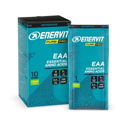 Enervit Pure-Pro Integratore di Aminoacidi Essenziali in Polvere, 5g EAA per Dose, 2.4g