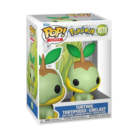 Funko Pop! Games: Pokemon - Turtwig - Figura in Vinile da Collezione - Idea Regalo