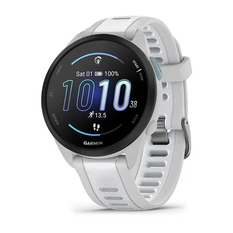 Garmin Forerunner 165 43mm GPS Musica Whitestone