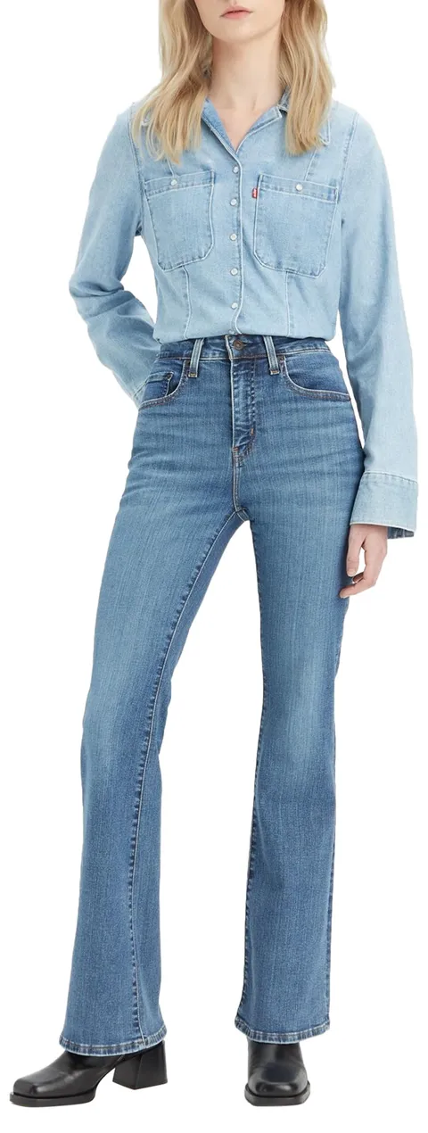 Levi's 726 High Rise Flare, Donna, Blue Swell, 26W / 32L