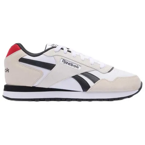 Reebok Sneaker Unisex Glide, Bianco/Vector Red/Washed Black, 40 EU, White Vector Red