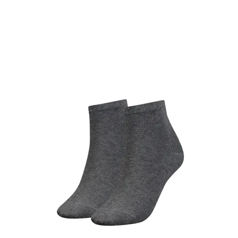 Tommy Hilfiger Short, Calzini Donna, Grigio, 35-38