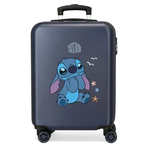 Disney Stitch Excited Luggage - Bagaglio per bambini, unisex per bambini, Excited Blue