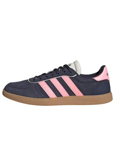adidas Donna Breaknet Sleek Shoes, Shadow Navy/Pink Spark/off White, 36 EU