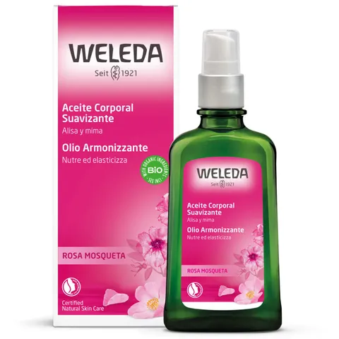 Weleda Olio Armonizzante Rosa mosqueta, leviga e migliora l'elasticità della pelle, a