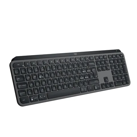 Logitech MX Keys S,Tastiera Wireless,Profilo Basso,Digitazione Precisa,Tasti Programmabili,Retroilluminazione,Bluetooth,USB C Ricaricabile,per PC Windows, Linux, Chrome, Mac, Italiano QWERTY - Grigio