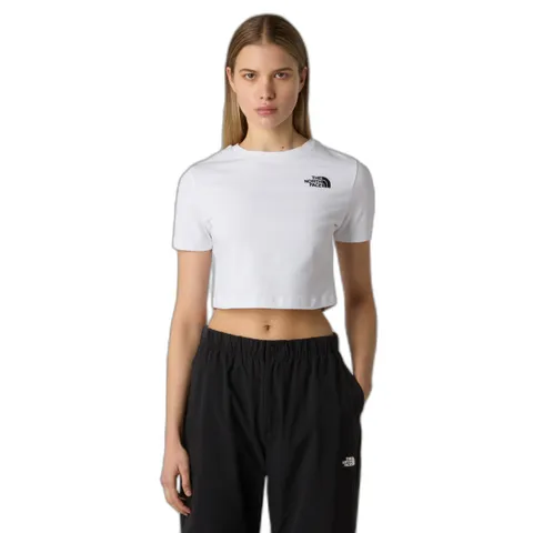 The North Face S/S Essential Cropped Slim Tee Donna XL