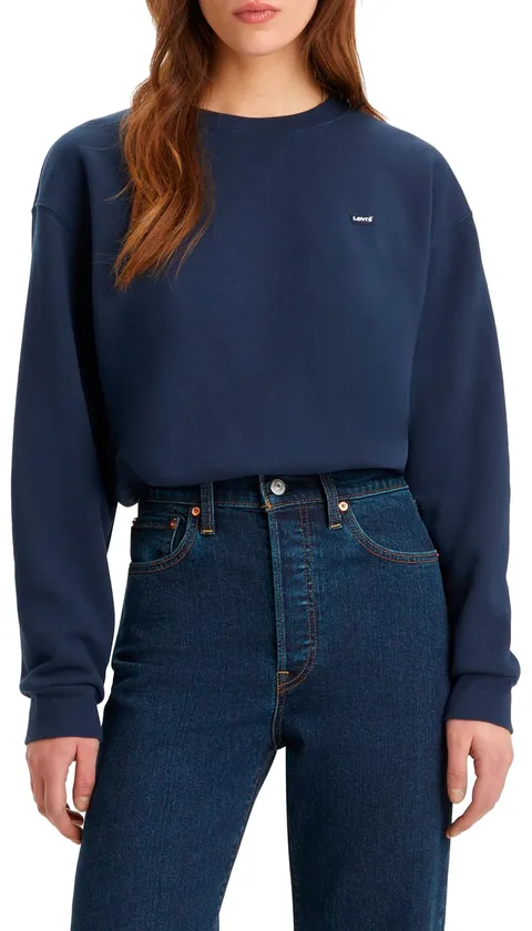 Levi's Felpa da Donna Everyday, Blazer Blu Marine, M