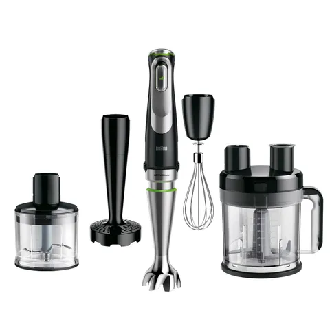 Braun MultiQuick 9 - Frullatore a Immersione Anti Splash, Selezione di Velocità Precisa