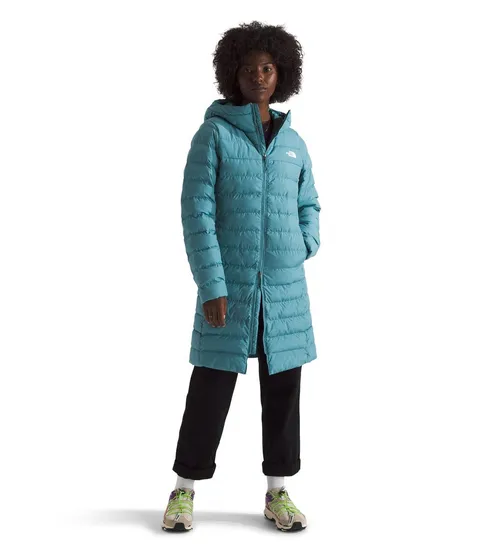 THE North FACE NF0A88TA1OM1 W Aconcagua Parka Maglia Lunga Donna Algae Blue Taglia XS