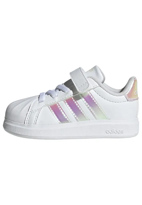 adidas Unisex - Bimbi 0-24 Streettalk Infants Shoes, Ftwr White/Iridescent/Core White, 23
