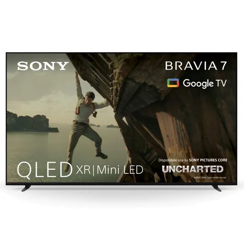 Sony Bravia 7 QLED (XR l Mini LED) 85 pollici 4K HDR Google Smart TV | Gaming menu per