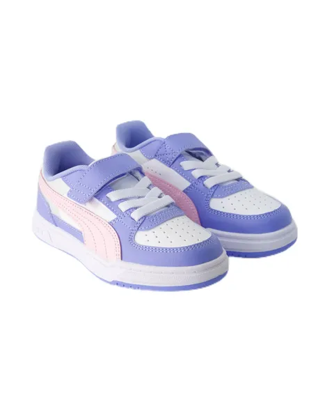 PUMA Caven III Block AC+ PS Sneaker, Intense Lavender-Pearl Pink White, 1.5 UK Bambino