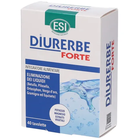 Diurerbe Forte, Integratore Alimentare a Base di Betulla, Pilosella e Gramigna, Favorisce