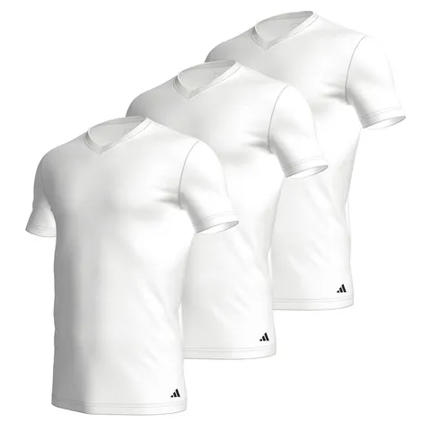 adidas Maglietta da Uomo con Scollo Rotondo (3 Pezzi) - Active Core Cotton Baselayer (3