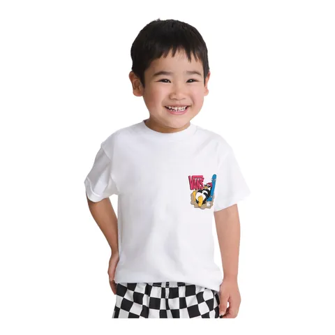 Vans Yolo Penguin SS, Bianco, 7 Anni
