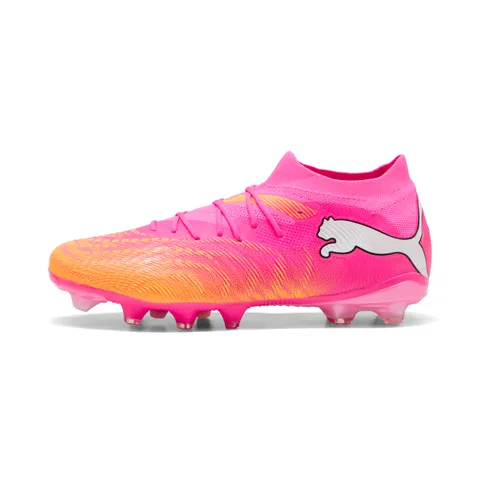 PUMA Scarpe da Calcio Unisex Future 9 Match FG/AG, Rosa velenoso-Sun Stream-Bright Aqua