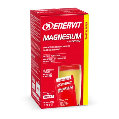 Enervit Magnesio e Potassio, Per Reintegrare Sali Minerali, Gusto Limone, Ricco di