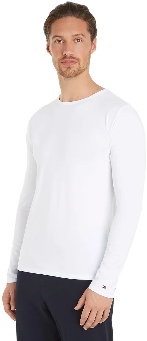 Tommy Hilfiger Magliette Maniche Lunghe Uomo Confezione da 3 Basic, Multicolore