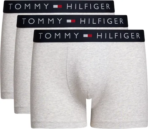 Tommy Hilfiger Uomo 3P Trunk UM0UM03400, Beige (Grey Htr/Grey Htr/Grey Htr), XL