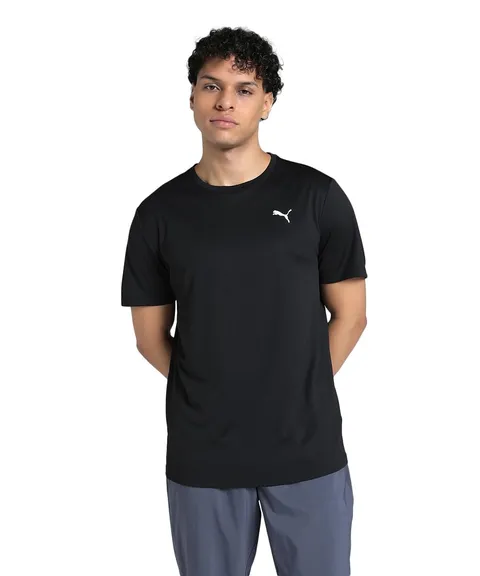 PUMA T-Shirt Unisex M Tad Essential Poly Texture (Confezione da 1)