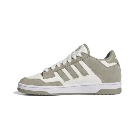 adidas Unisex - Adulto Rapid Court Low, Silver Pebble/Cloud White/Ftwr White, 43 1/3 EU