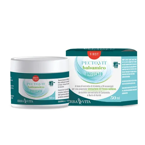 ERBA VITA Pecto.Vit Unguento Balsamico biologico prodotto cosmetico ad uso esterno per