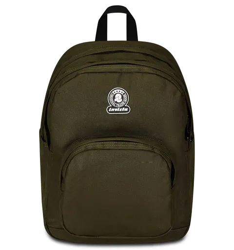 Zaino Doppio Scomparto Benin M Solid Invicta, Con Tasca Interna Attrezzata, Tasche