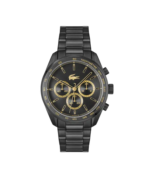 Lacoste Boston Cronografo Quarzo 42mm Acciaio Nero