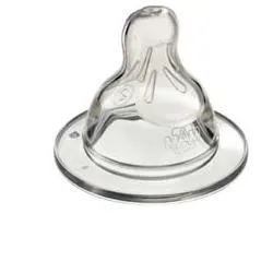 MAM Tettarella Misura 3 (Set da 2), Tettarella MAM piatta e simmetrica in morbido Silicone SkinSoft, Kit da 2 accessori neonato 4+ mesi per l'allattamento con latte materno e in latte polvere