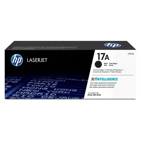 HP 17A CF217A, Cartuccia Toner Originale da 1600 Pagine, Compatibile con le Stampanti LaserJet Pro Serie M100 e 130, Nero