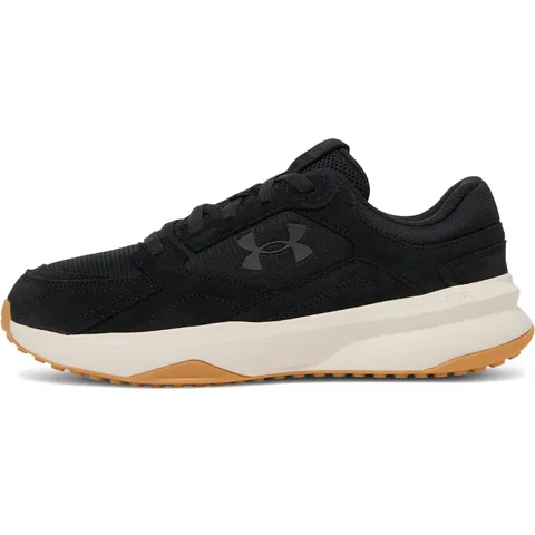 Under Armour Sneaker UA Edge Suede Uomo, Nero Pietra Nero, 48.5 EU