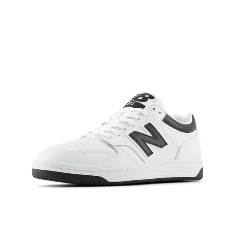 New Balance BB480LBK 480 Uomo, White/Black EU 39.5
