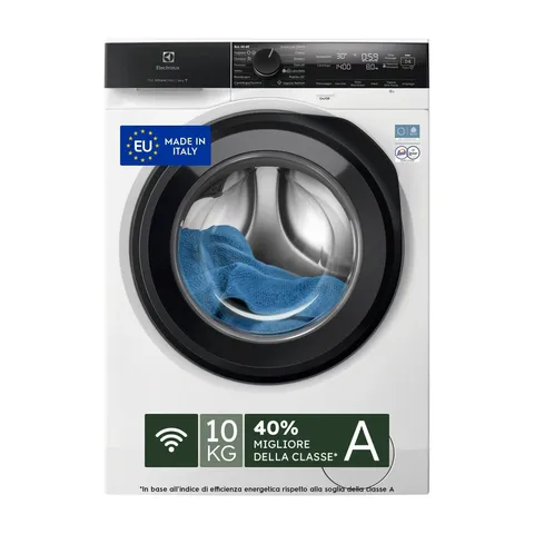 Electrolux Lavatrice Frontale Serie 700 SteamCare EW7F410Y, 10 kg, Classe A, Vapore