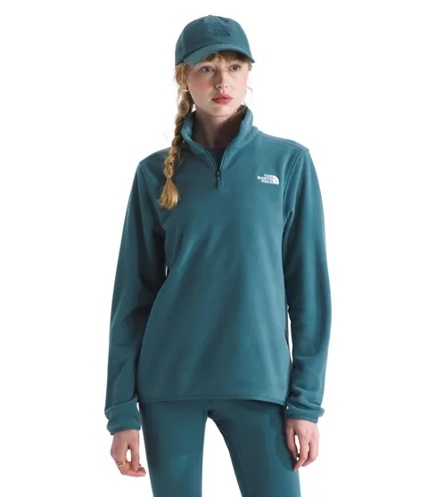 The North Face Glacier Fleece 1/4 Zip Giacca da donna Tawny Quartz L