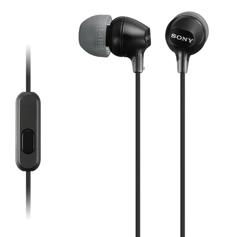 Sony MDR-EX15AP Cuffie In-Ear con Microfono Nere
