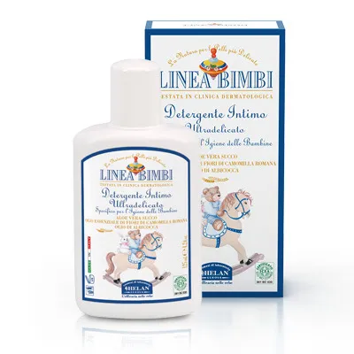 Helan, Linea Bimbi Bio, Detergente Intimo Delicato, Microbiologicamente Testato, Previene