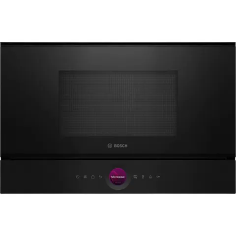 Bosch BFR7221B1, Serie 8, Microonde da incasso, 7 Programmi automatici cottura, Display