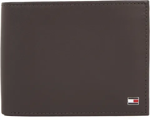 Tommy Hilfiger Uomo Portafoglio Eton con Scomparto Monete, Marrone (Brown), Taglia Unica