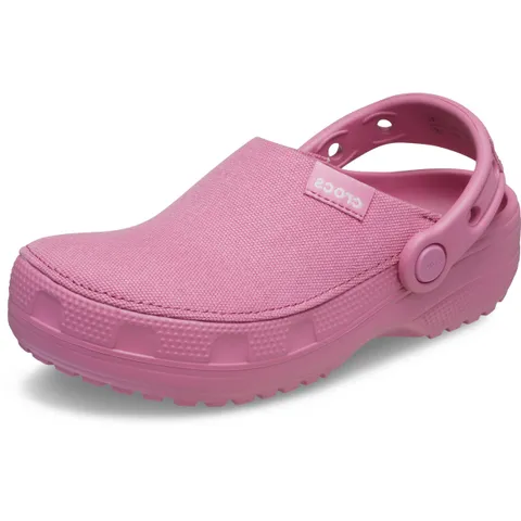 Crocs,Unisex Bambini,Classic Crafted Clog K,Rosa silenziosa,33-34