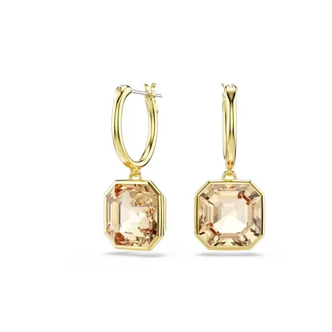 Swarovski Millenia Orecchini Pendenti, con Cristalli Cry Color Caramello Swarovski
