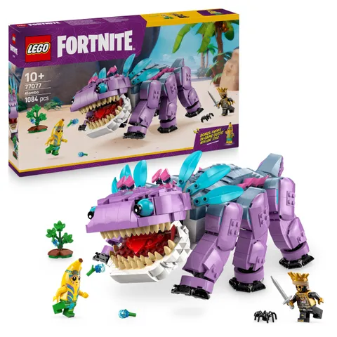 LEGO Fortnite Klombo - Action Figure Giocattolo di Dino da Esposizione - Include le