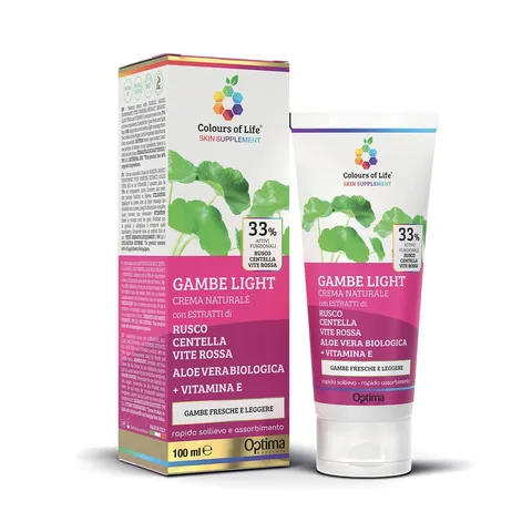 Crema per Alleviare il Senso di Affaticamento e Pesantezza di Gambe e Caviglie - con Aloe