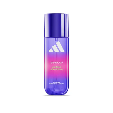 adidas Vibes Spark Up Acqua profumata spray per corpo e capelli, da Donna, Mood Boosting