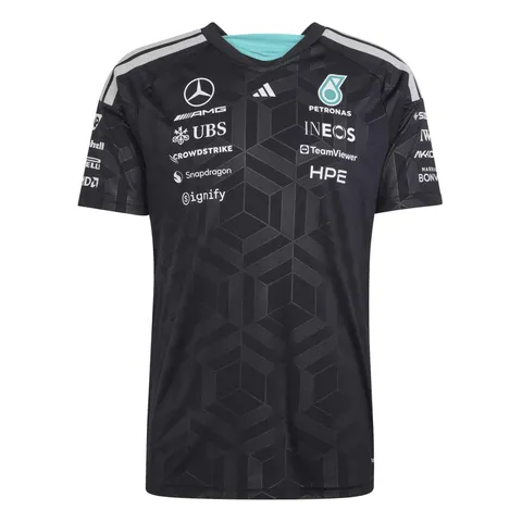 adidas Uomo Mercedes - Amg Petronas Formula 1 Team Driver Jersey Shirt, Black, S