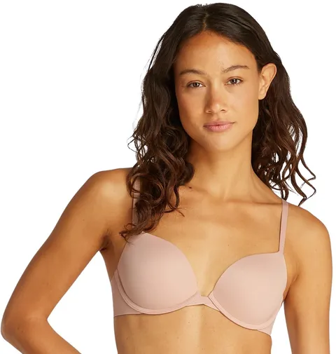 Calvin Klein Donna Reggiseno Scollato con Push-up, Beige (Cedar), 2B