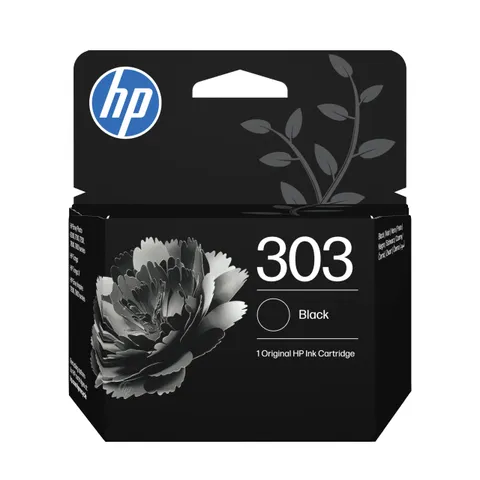 HP 303 Nero T6N02AE, Cartuccia Originale da 200 pagine, Compatibile con Stampanti serie Envy Photo 6200, 7100, 7800, 7200, 7900, Envy Inspire 7200e, 7900e, Tango X