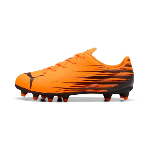 Puma Attacanto II Fg/AG Jr - Scarpa da Calcio Unisex per Bambini, Heat Fire Puma Nero, 33