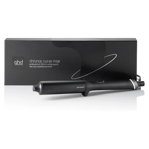 ghd Chronos Curve Max Wand Arricciacapelli Professionale 38 mm in Nero - Per Onde Morbide